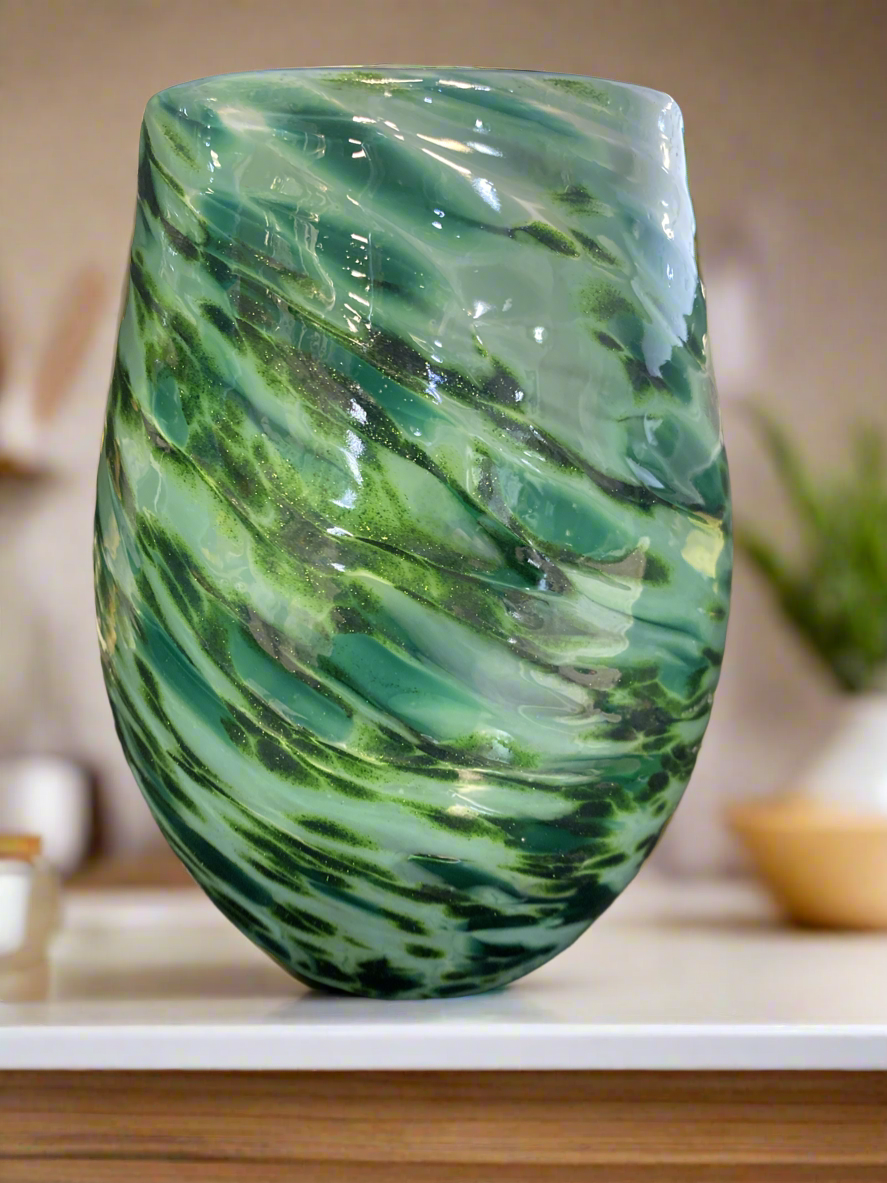 Lime Cream Vase