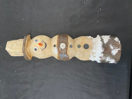 Medium Mounted Snowman