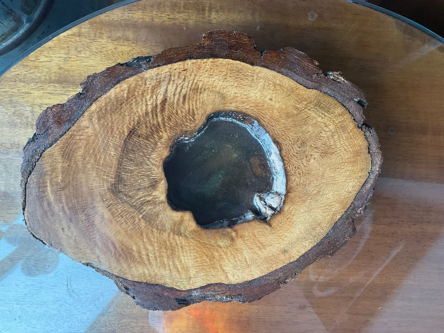 Fish In Wood Slab