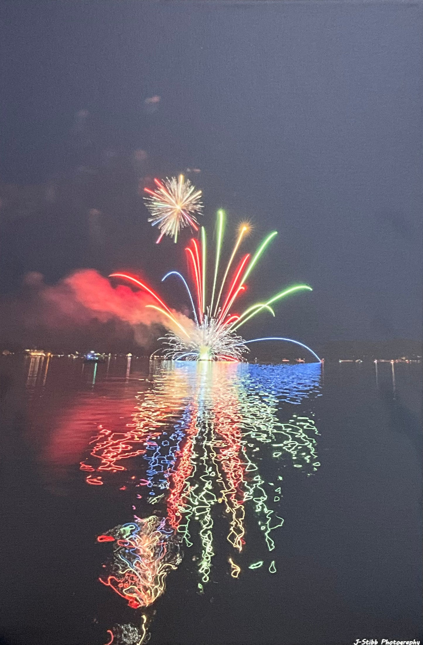 Fireworks over Green Lake