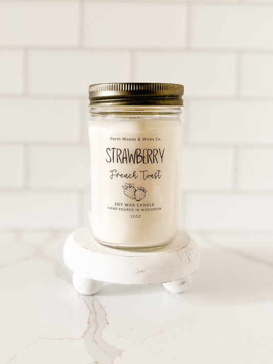 Strawberry French Toast 12oz Soy Candle