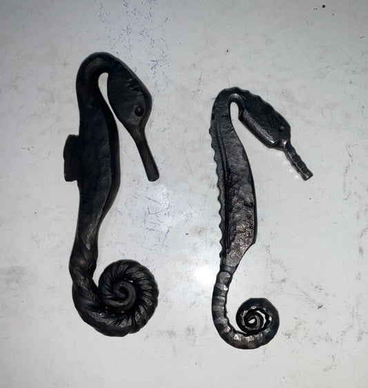 Metal Seahorses