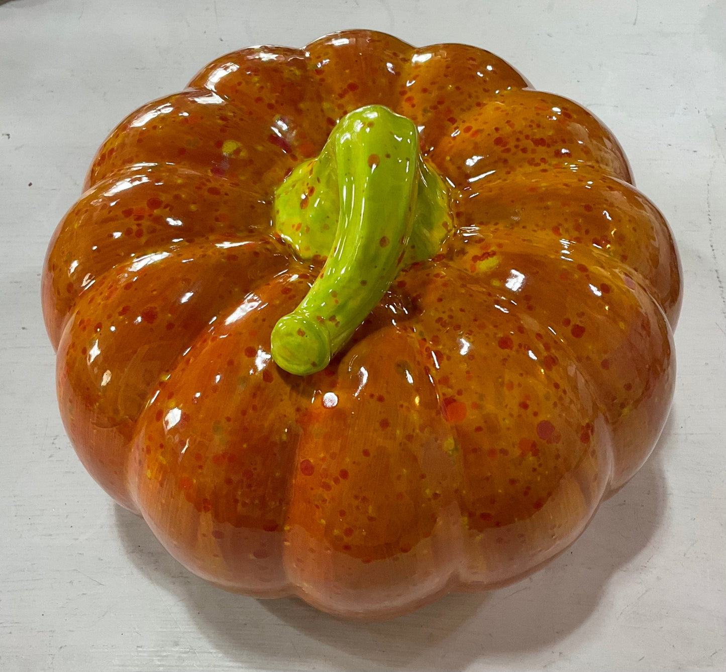 Large Ceramic Pumpkin