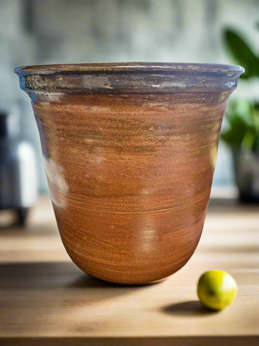 Copper Float Stoneware Vase