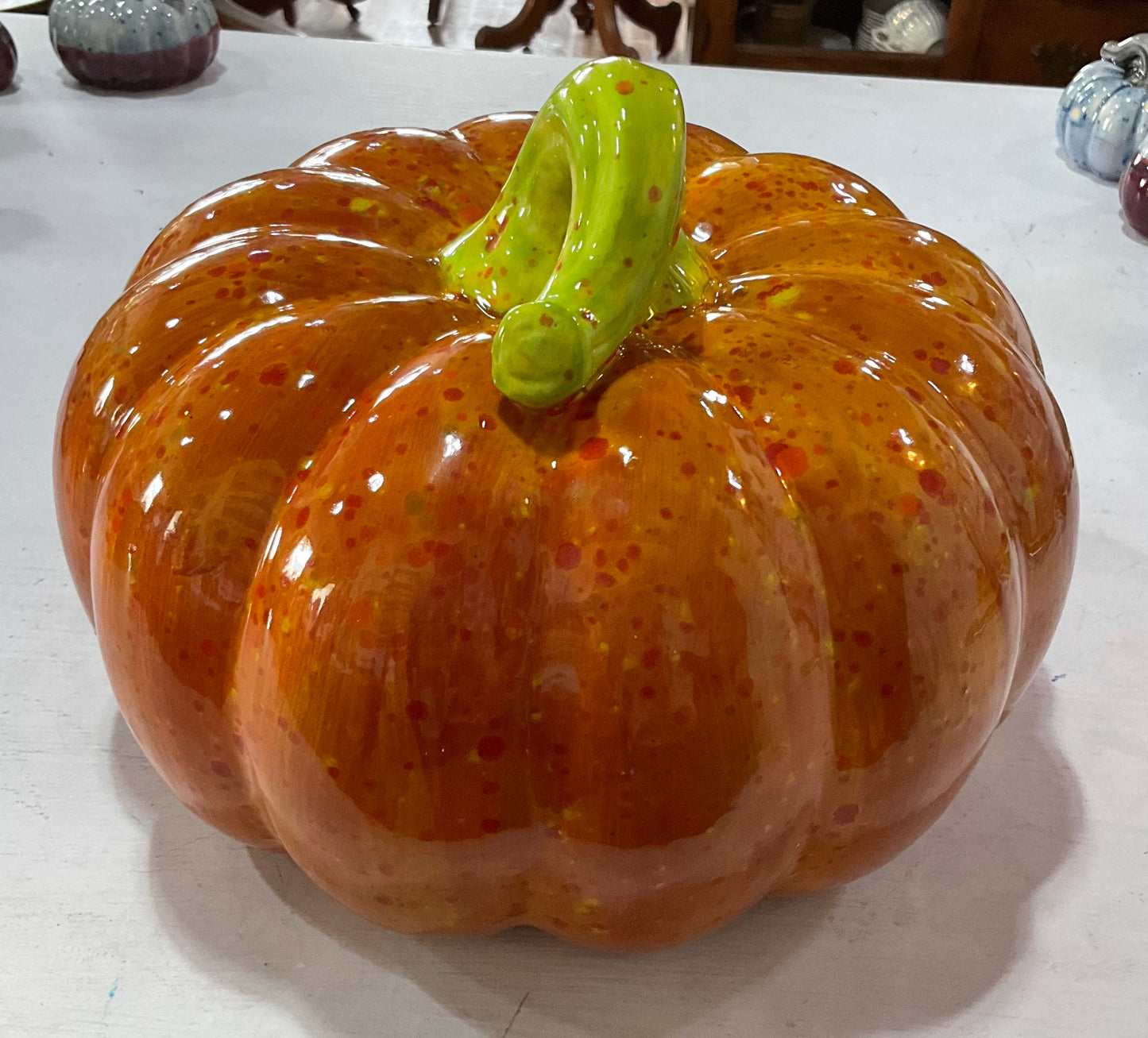 Large Ceramic Pumpkin