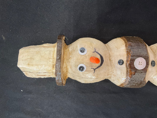 Medium Mounted Snowman