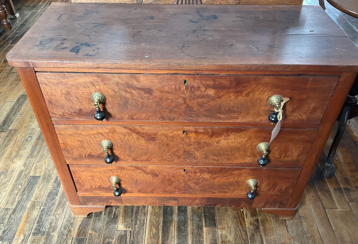 Late 1800s Walnut Dresser
