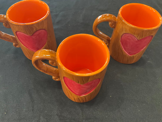 Heart in Tree Mugs