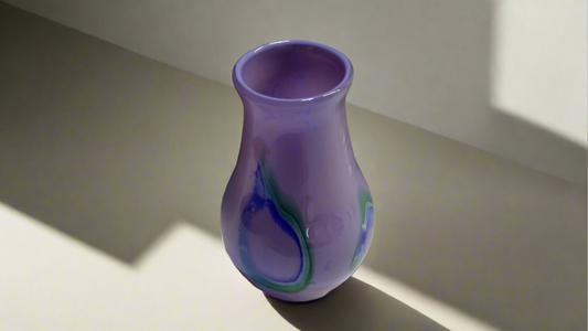 Lilac Earthy Murrini Vase