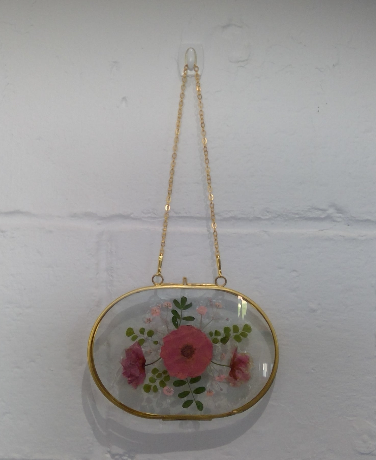 Hanging Floral Frames - Pink Rose