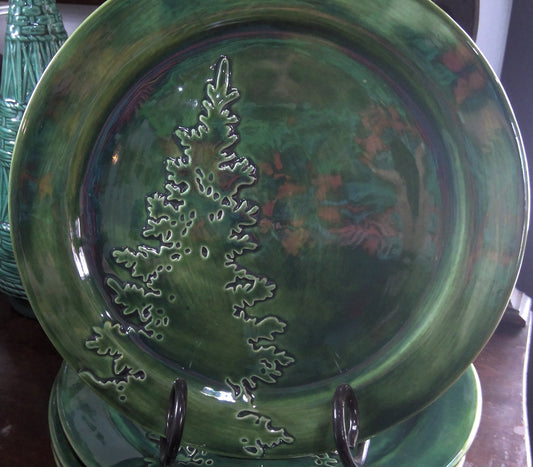 Evergreen Tree Ceramic Plate