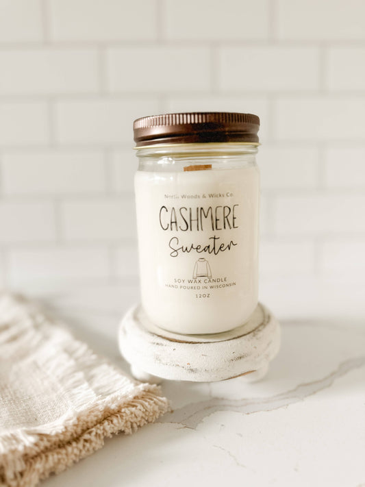 Cashmere Sweater 12oz Candle