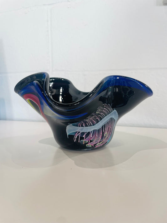Glass Wavy Bowl - "Miraculous Murrini"