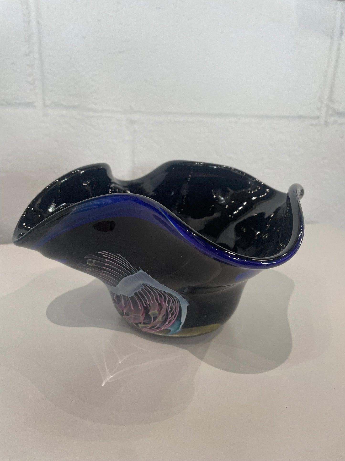 Glass Wavy Bowl - "Miraculous Murrini"