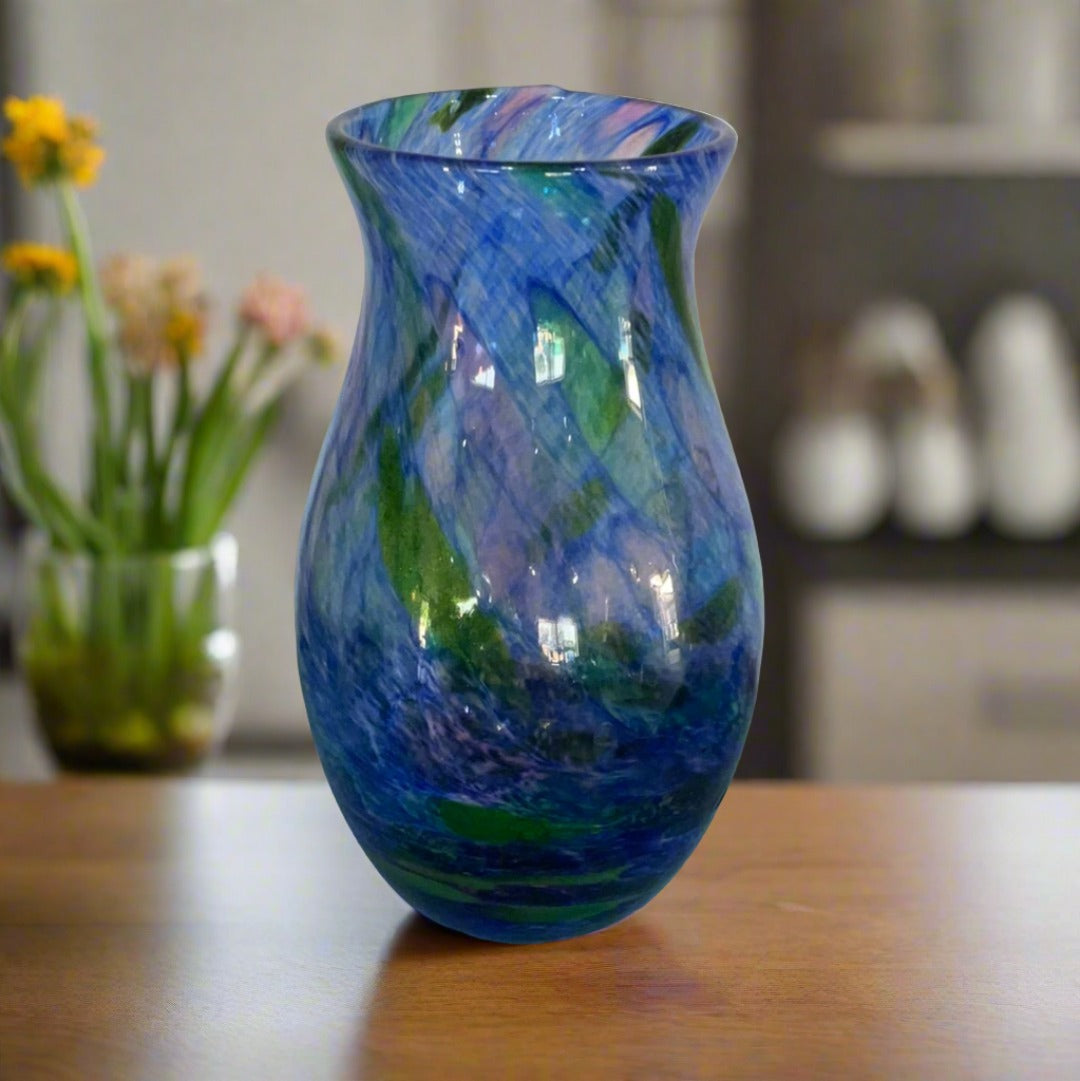 Blues and Greens Vase