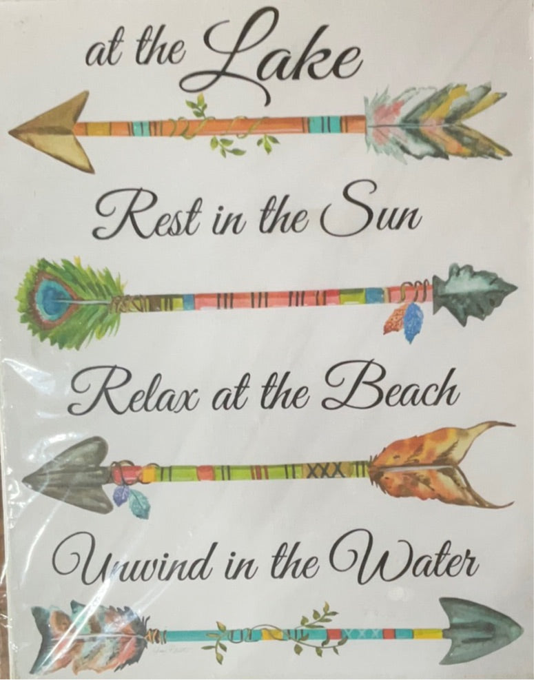 Lake Sign Print