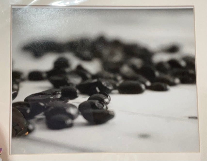 Coffee Beans Scattered Print