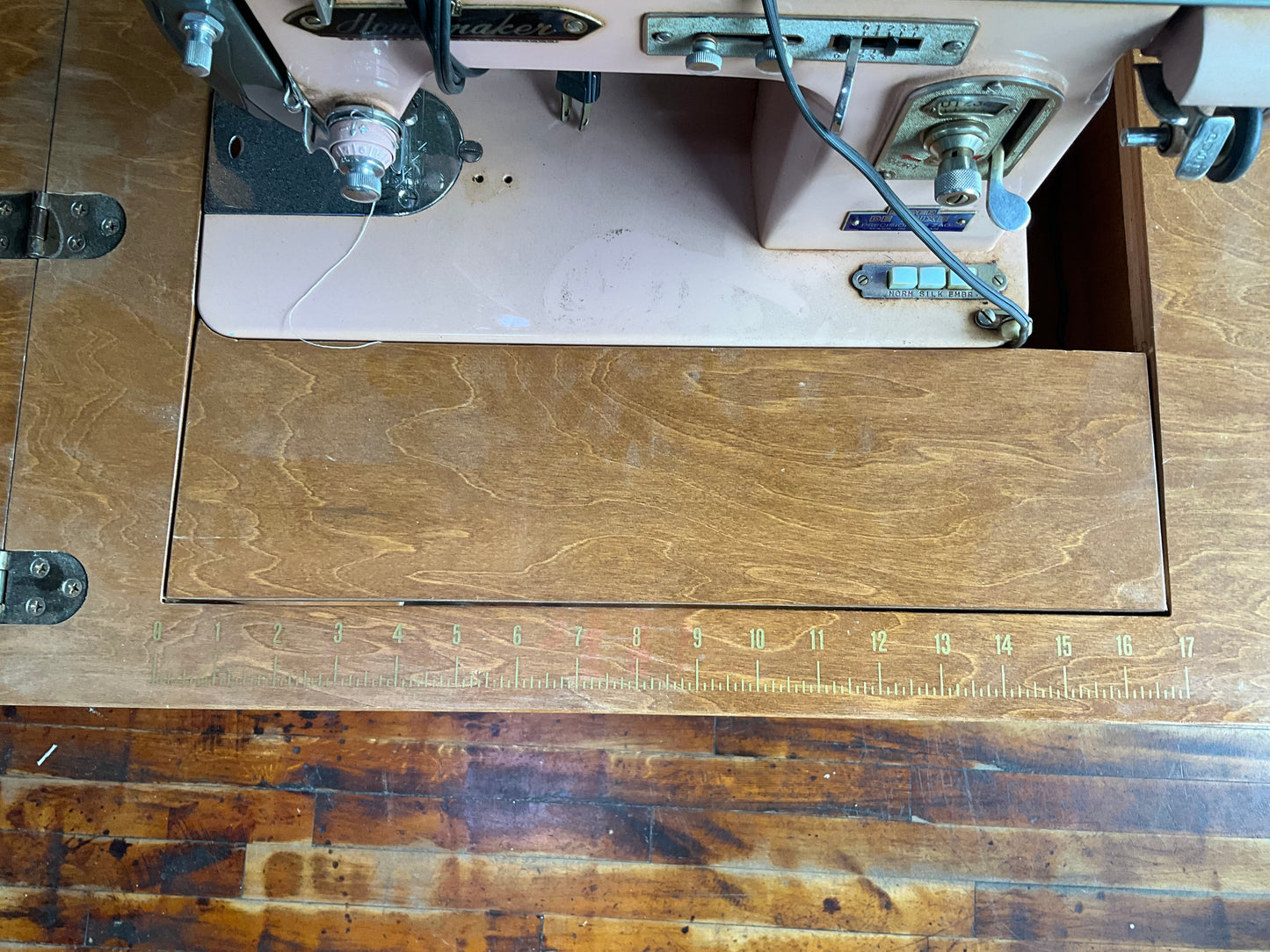 1950s Sewing Machine Cabinet
