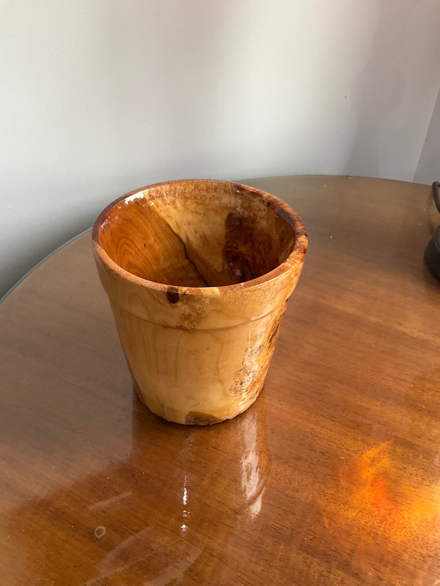 Wood Lathe Flower Pot