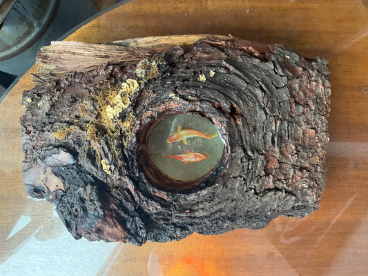 Koi in Wood Lathe