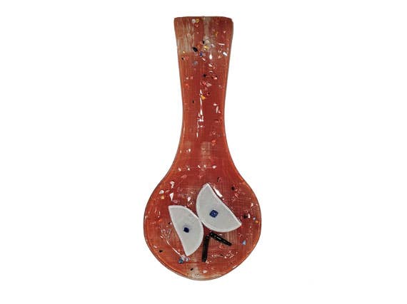Color Fusion Glass Spoon Rest