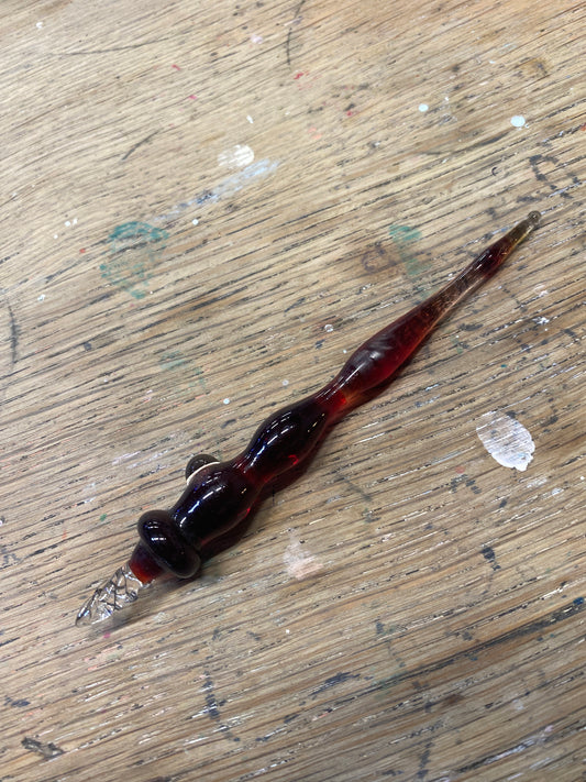 Red Glass Pen