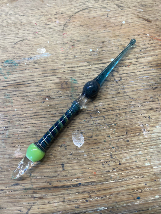 Blue Glass Pen