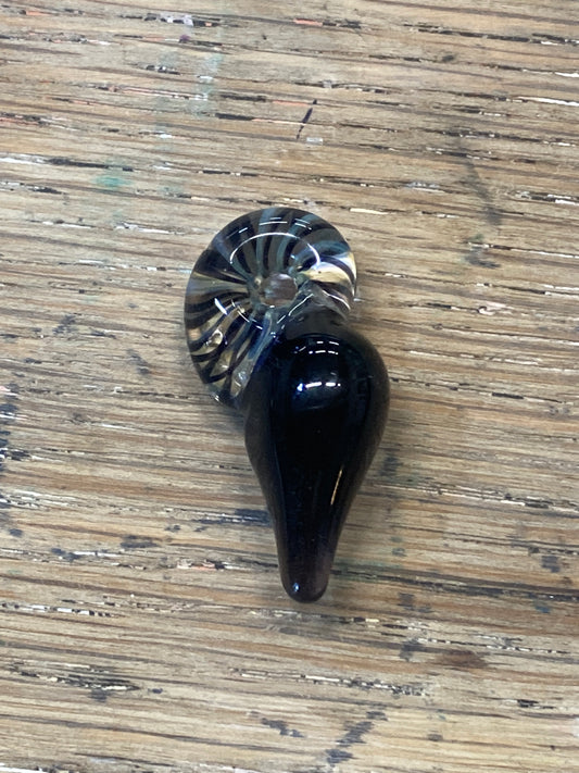 Black Swirl Pendant