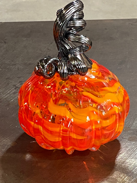 Orange Black 5x7