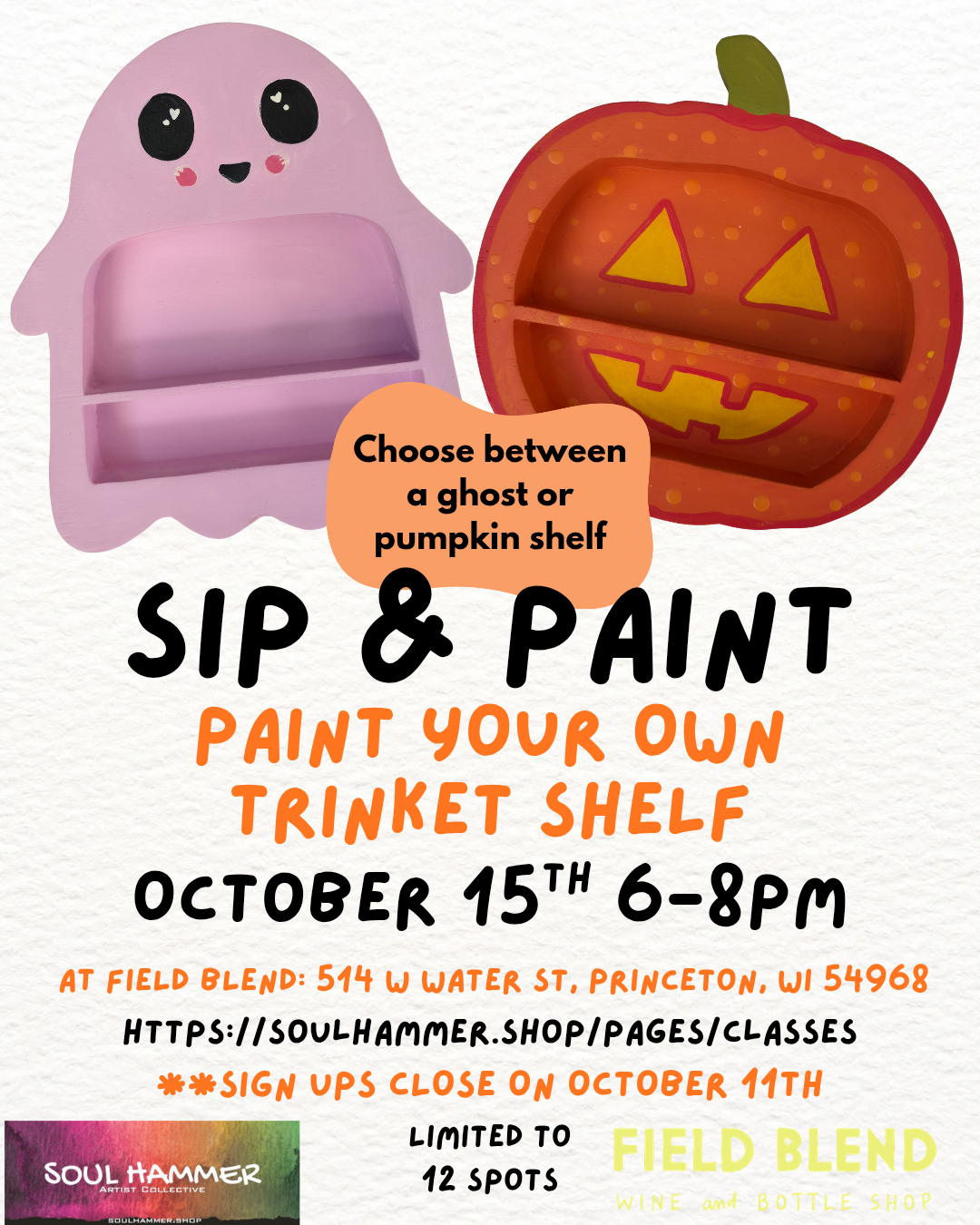 Sip and Paint October 15th