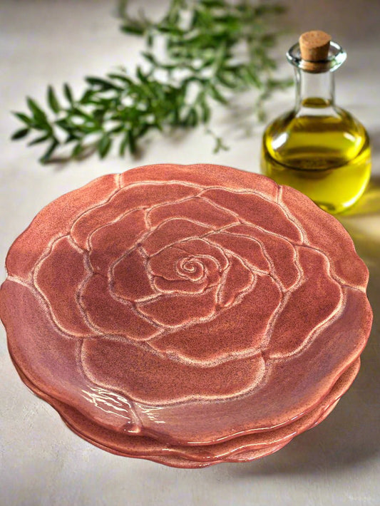 Ceramic Rose Plate