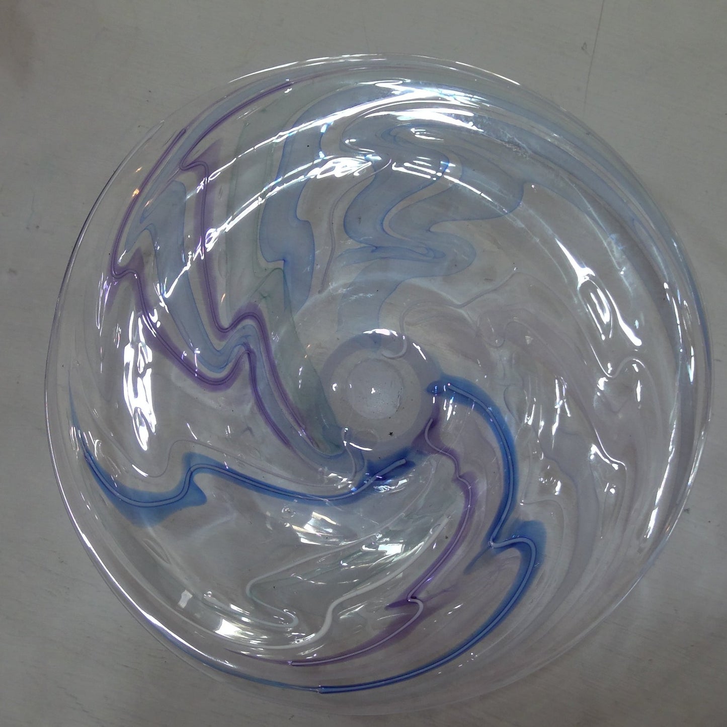 Swirly Flat Bowl