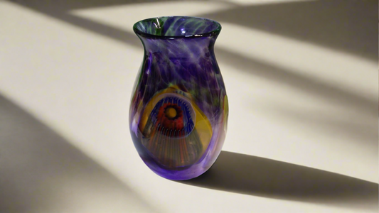 Purple Murrini Vase