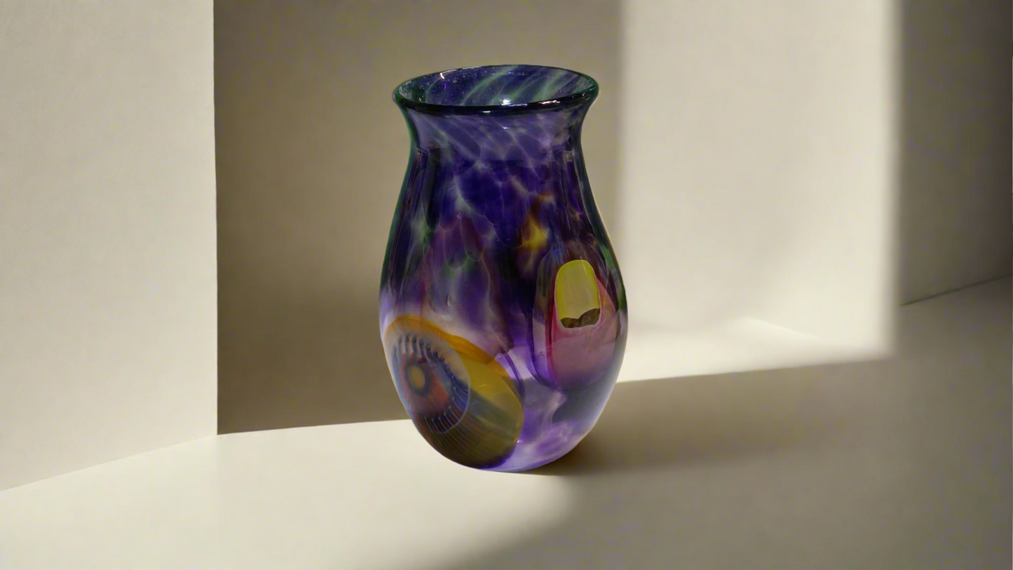 Purple Murrini Vase