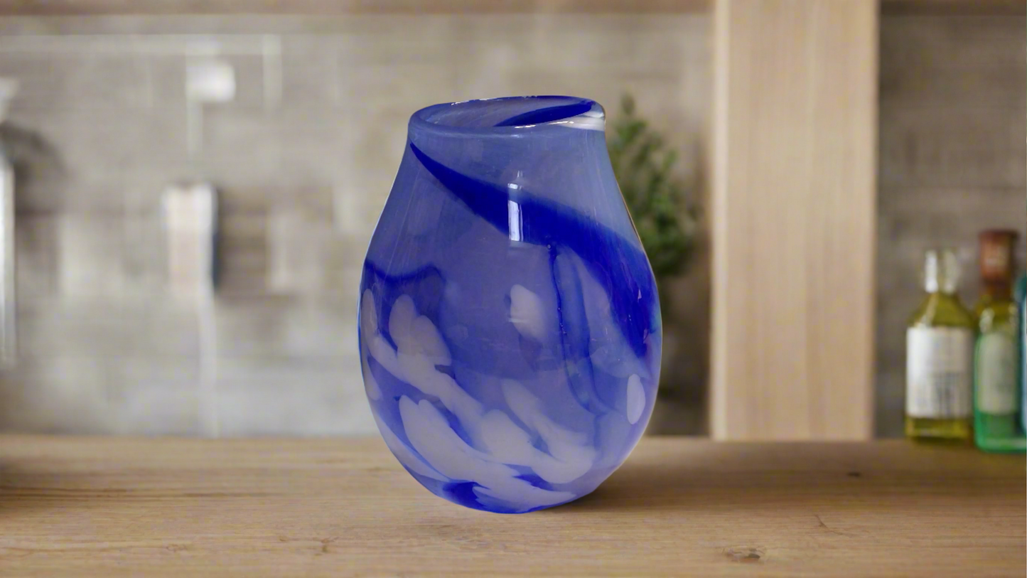 Royal Blue & White Jar