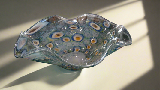 Peacock Wavy Bowl