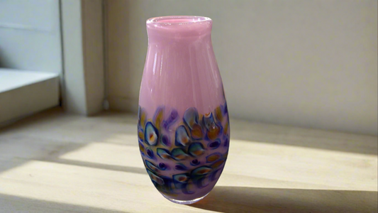 Dusty Pink Murrini Vase