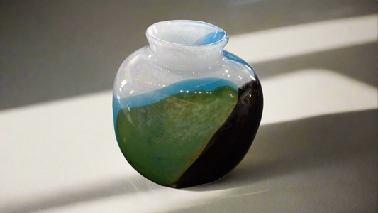 Elemental Blown Glass Jar