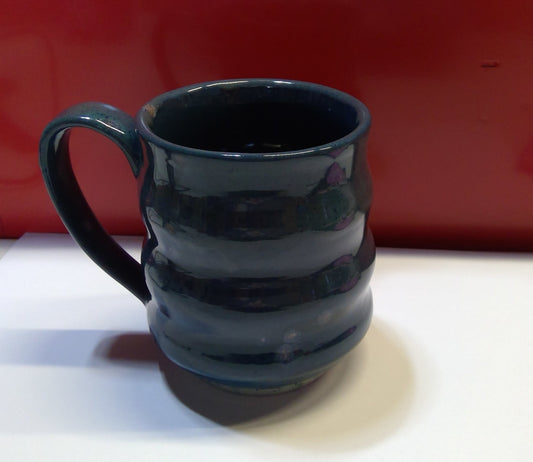 Dark Blue Glazed Mug