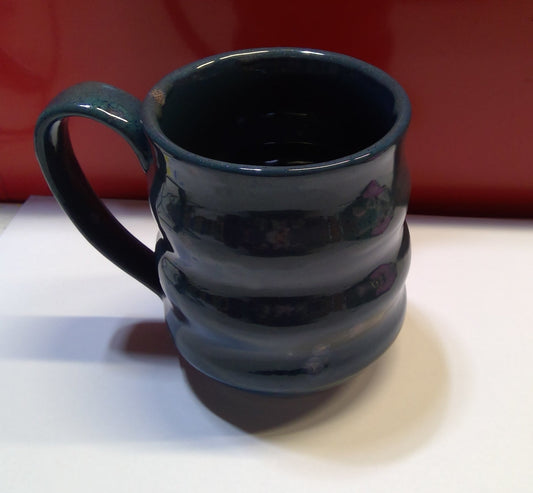 Dark Blue Glazed Mug