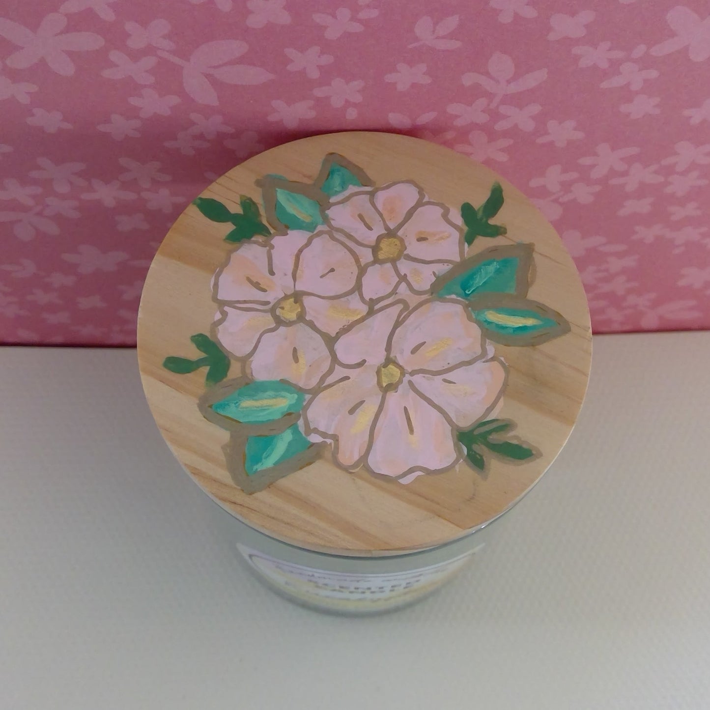 Painted Eucalyptus Candle