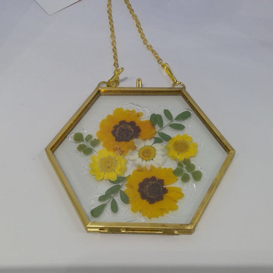 Hanging Floral Frames - Sun Bouquet