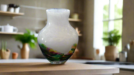 Flower Frit Vase