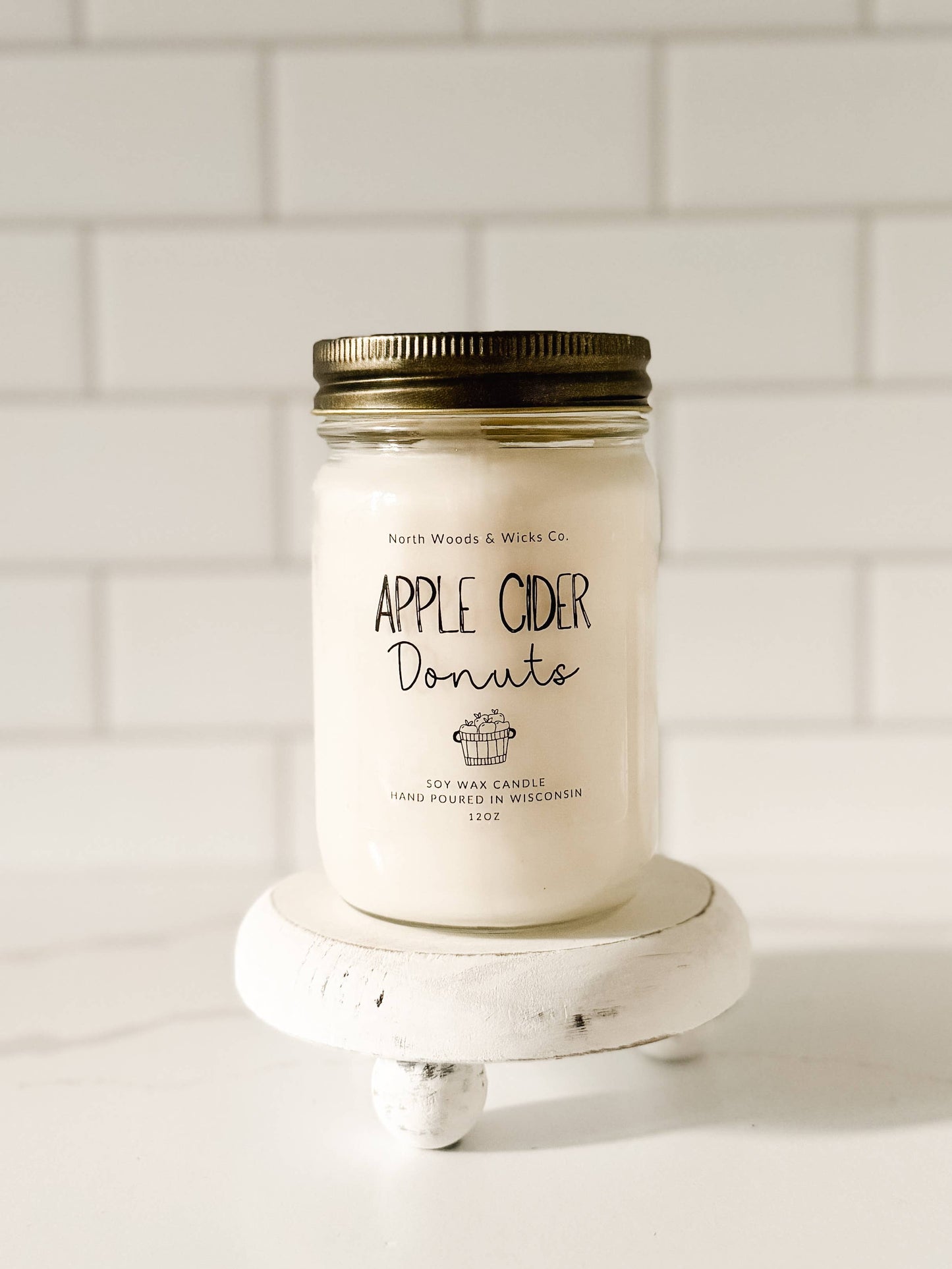 Apple Cider Donut 12oz Soy Candle