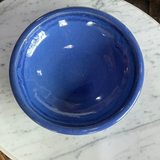 Big Ceramic Blue Bowl