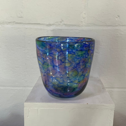 Peacock Colors Vase