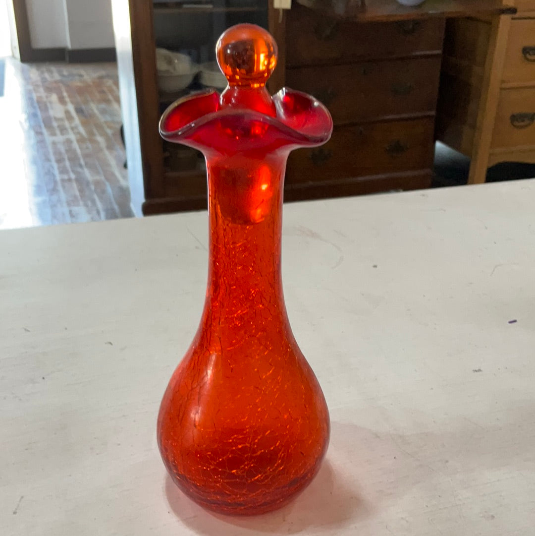 Vintage Orange Vase