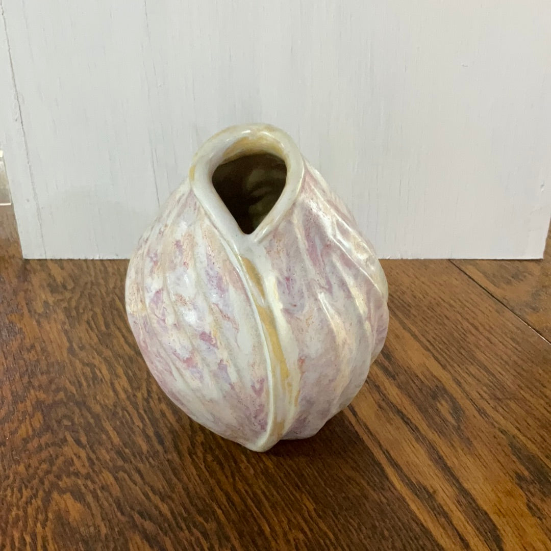 Pastel Leaf Vase
