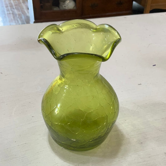 Vintage Green Vase