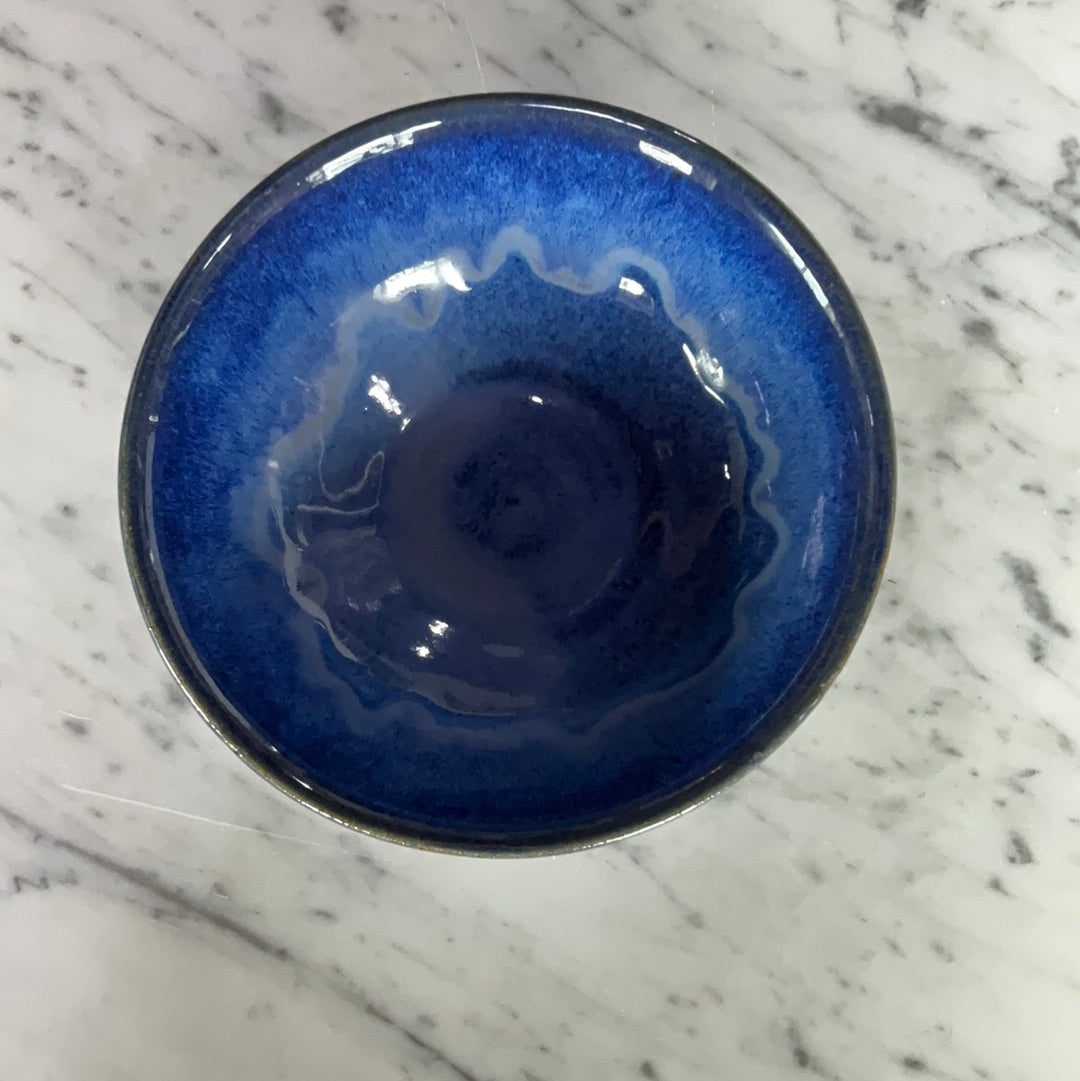 Small Blue Ceramic Dish
